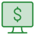 Icon illustration of a computer